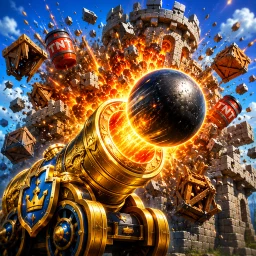 Royal Smash Knockdown: Cannon 아이콘